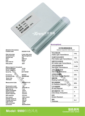 Automotive Film Film Glass Film Explosion-Proof Film - 15230m-9980-everlasting-color-scenery