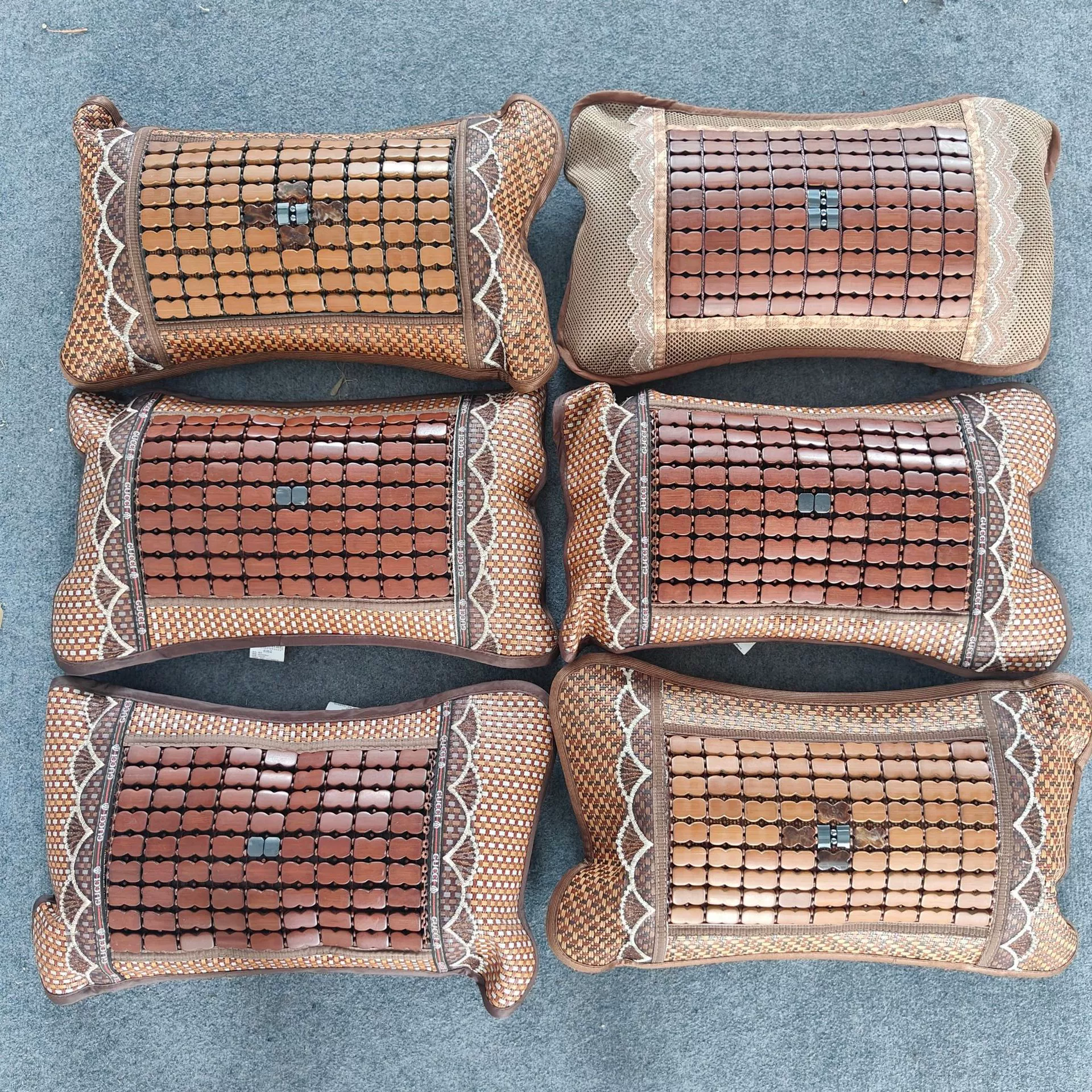 Чайная подушка, коврик из ледяного шелка, охлаждающая подушка, летняя бамбуковая подушка, летняя подушка для взрослых, поддержка шейного отдела позвоночника, сон, одиночный мужской маджонг