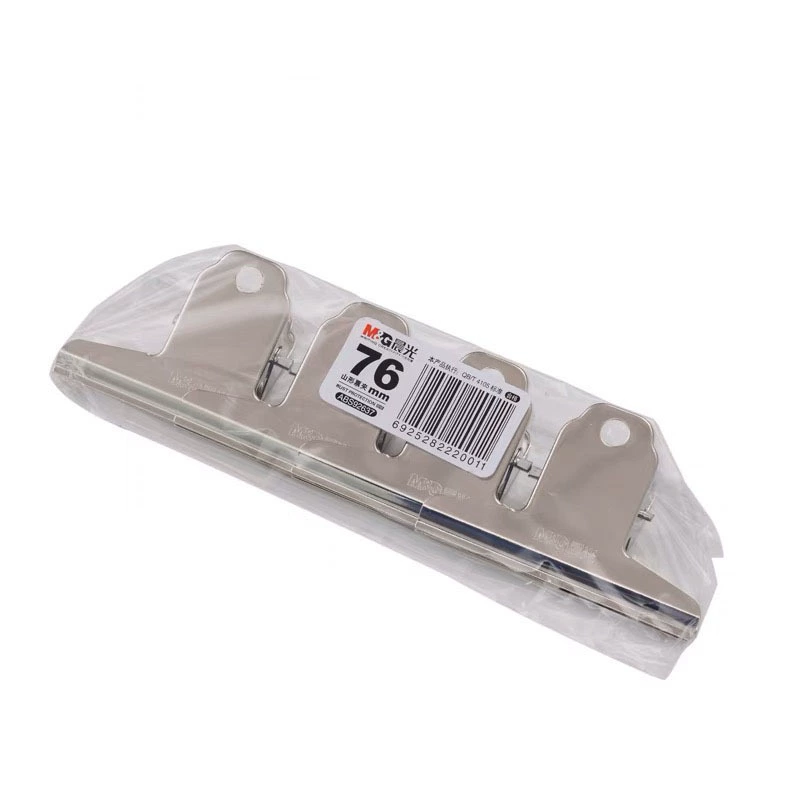 Morning light 92637 mountain-shaped ticket clip iron clip stainless steel clip 76mm strong clip large ticket clip