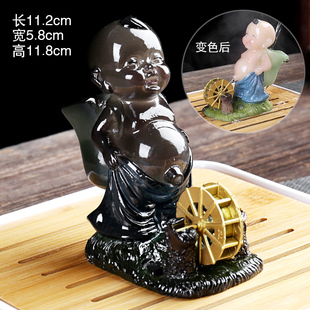 ☥ Color-Changing Tea Pet, Urinating Baby, Squirting Tea Toy Ornament, Can Be Used as a Tea Tray, Kung Fu Tea Set, Tea Ceremony Accessory, Wealth Rolling