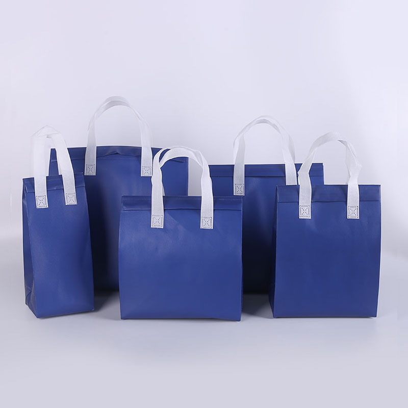 批发铝箔保鲜冰袋定 做无纺布保温袋午餐外卖手提保温包可印logo