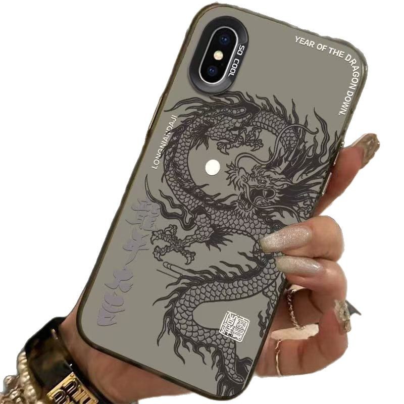 Año del dragón transfronterizo para Samsung Galaxy S25 funda para teléfono móvil Samsung S24 ULTRA comercio exterior S21