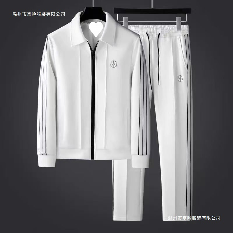 European Autumn and Winter Suit Men's Sports Casual Three-Dimensional Tailoring Fashion Rhinestone Cardigan Jacket Youth Stylish Trendy