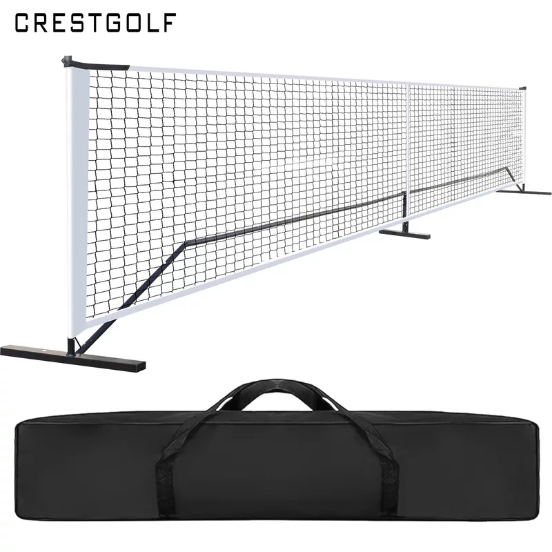 Портативная уличная сетка для падлета крокета (pickleball) от CRESTGOLF, съемная тренировочная сетка для мяча без колес, 6,7 м