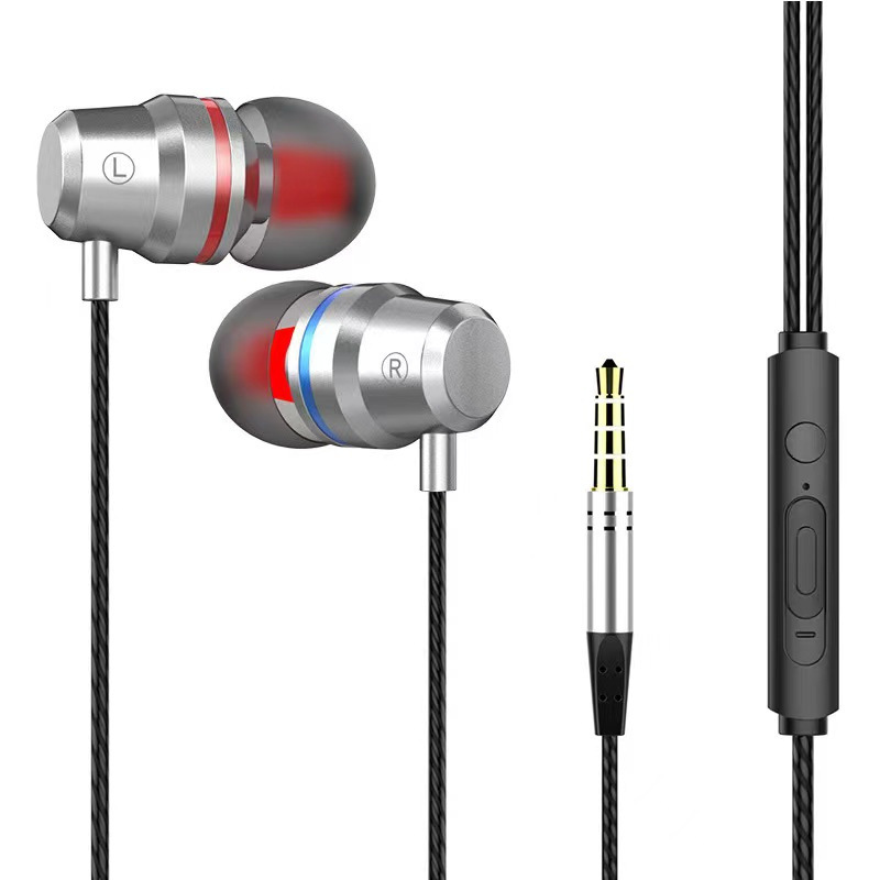 Audífonos Intrauditivos de 3.5mm para Teléfono Móvil, Auriculares Deportivos para Karaoke, Compatibles con Apple, Huawei, Android, Samsung, Gran Venta Transfronteriza