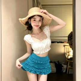 比基尼;连体泳衣;三件套泳装