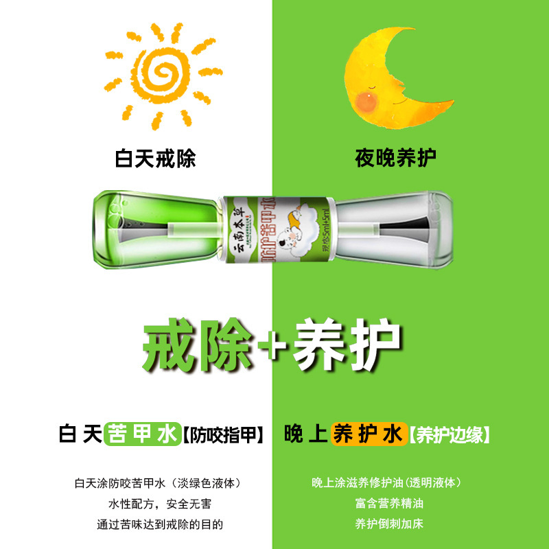 云南本草防护苦甲水防啃指甲苦指甲水持久便捷植物提取现货代发|undefined