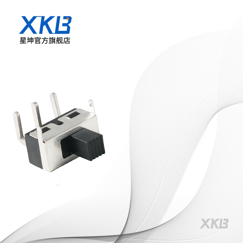 拨动开关W12.7*D6.6柄高3mm  插件大电流