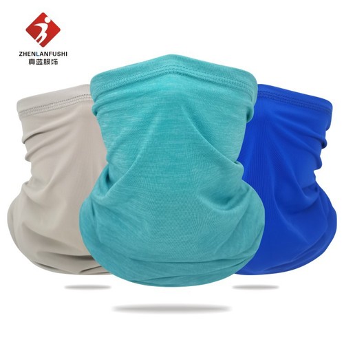 Outdoor ice silk sunscreen scarf, multi-functional and ever-changing magic headscarf, summer cycling and fishing printable face mask