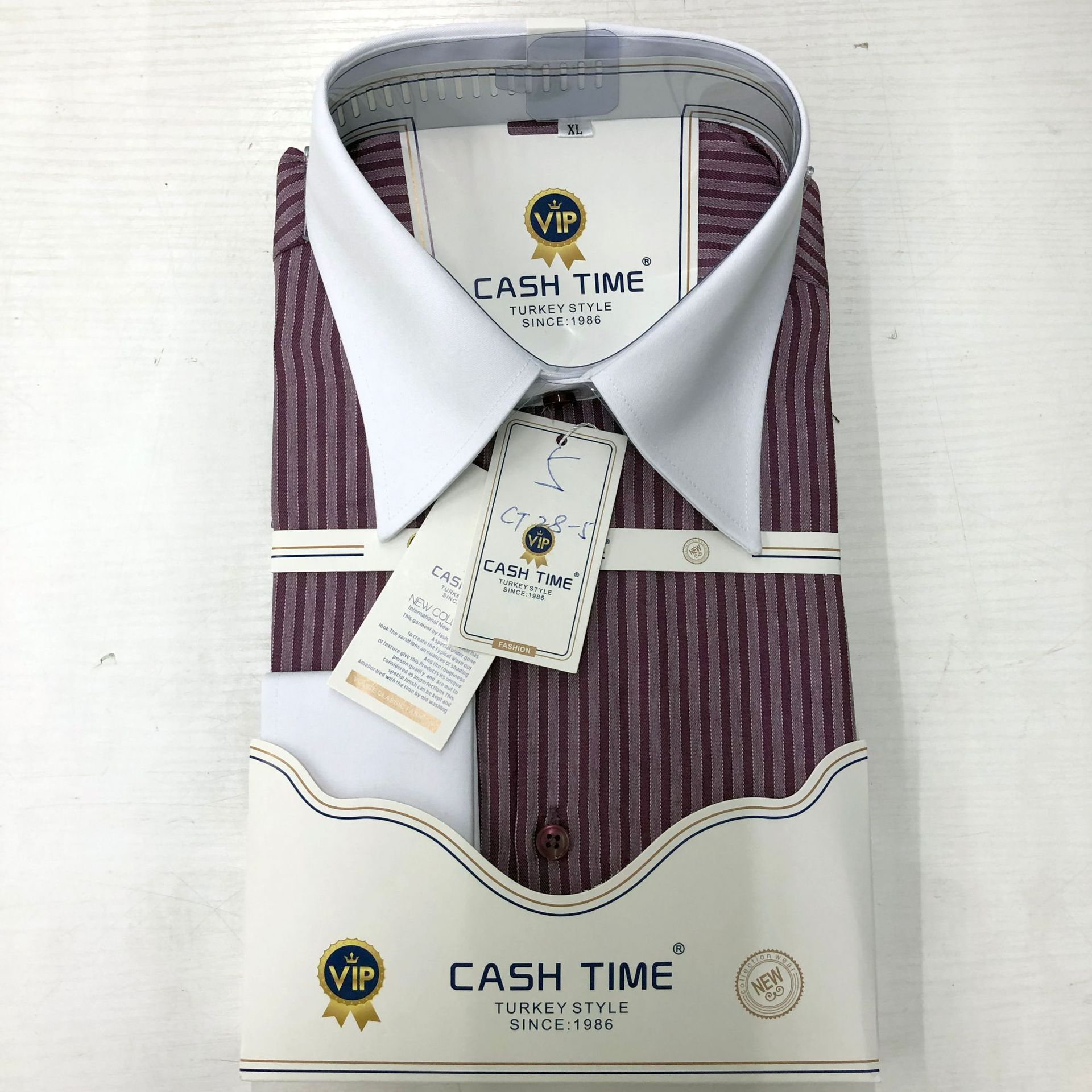 Men's Clothing Striped Long Sleeve Cotton Shirt Business Casual Summer Basic Elegant Style Fit Single Breasted_viptrois.com