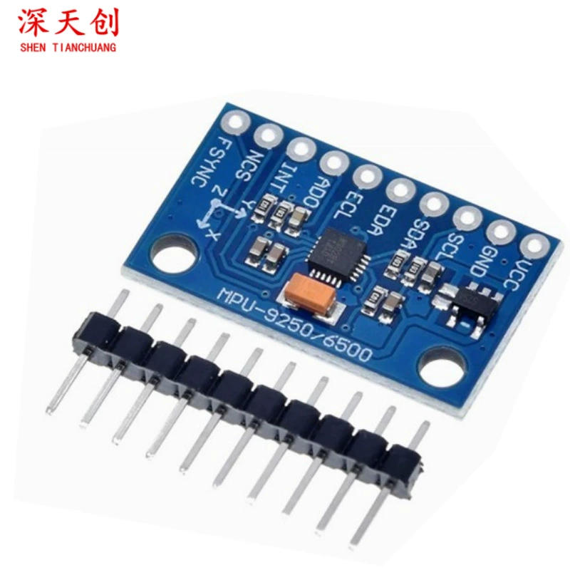 Девятиосевой сенсорный модуль GY-6500 с интерфейсами I2C/SPI, GY-6500 MPU6500