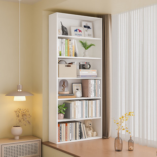 Direct selling solid wood bay window cabinet corner storage cabinet home balcony with door storage rack window sill bedroom bookshelf bookcase
