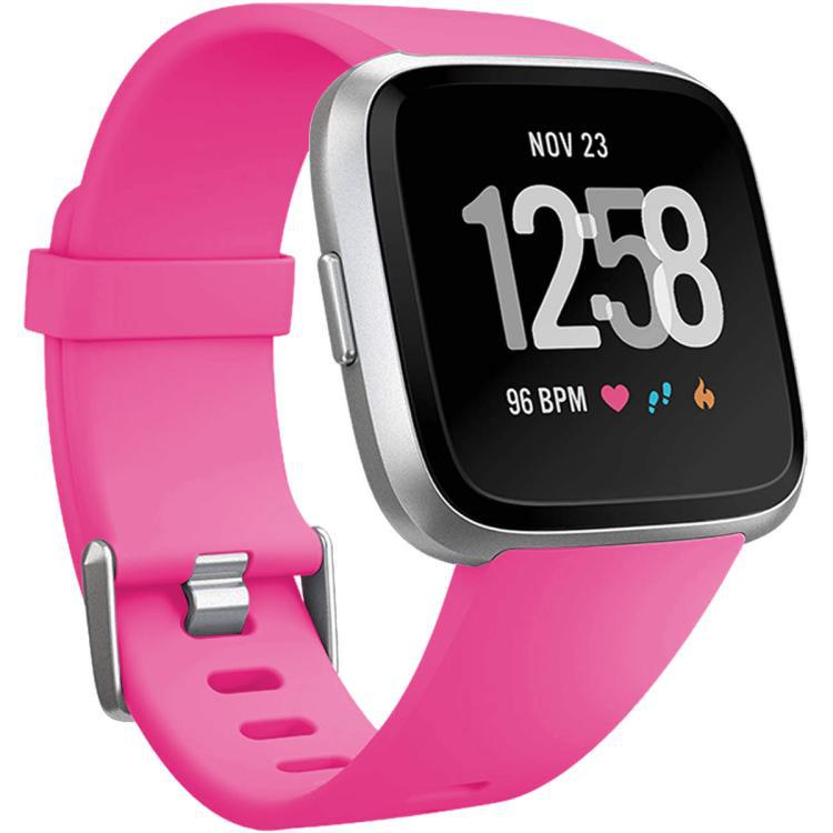 Para Fitbit Versa 2 / Versa / Versa Lite xDfind agujero plano sólido silicio S