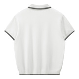 ZF8105-B韩版翻领针织OLO衫老钱风夏季通勤时尚短袖T恤休闲，男装针织衫/毛衣，星座614