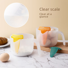 Measuring cup with scale cup baking mixing bowl filter measuring cup plastic kitchen measuring cup egg beating bowl rice bowl wholesale