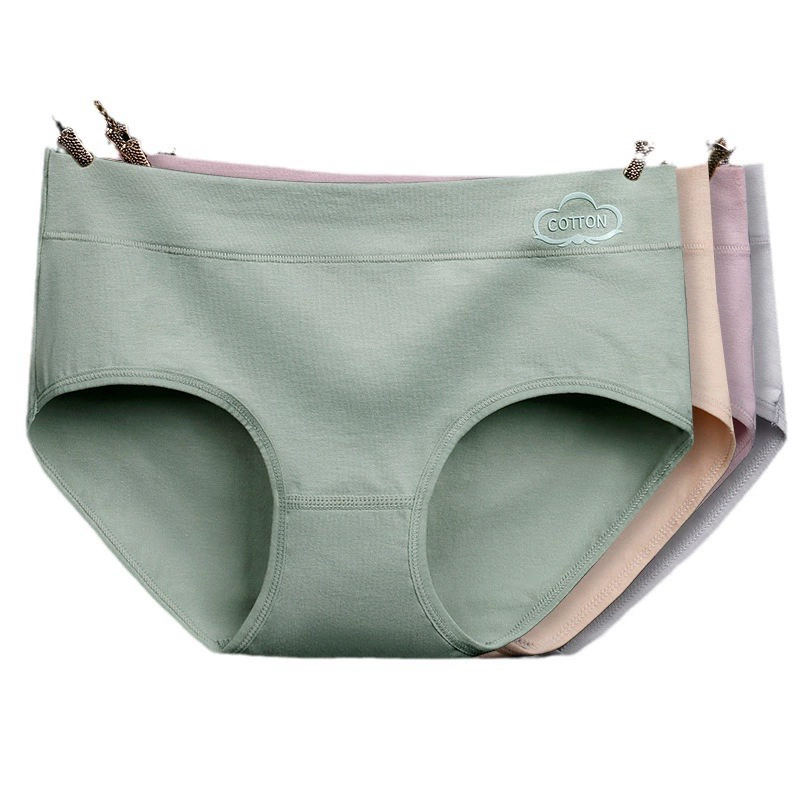 Underwear for students, breathable pants, mid rise