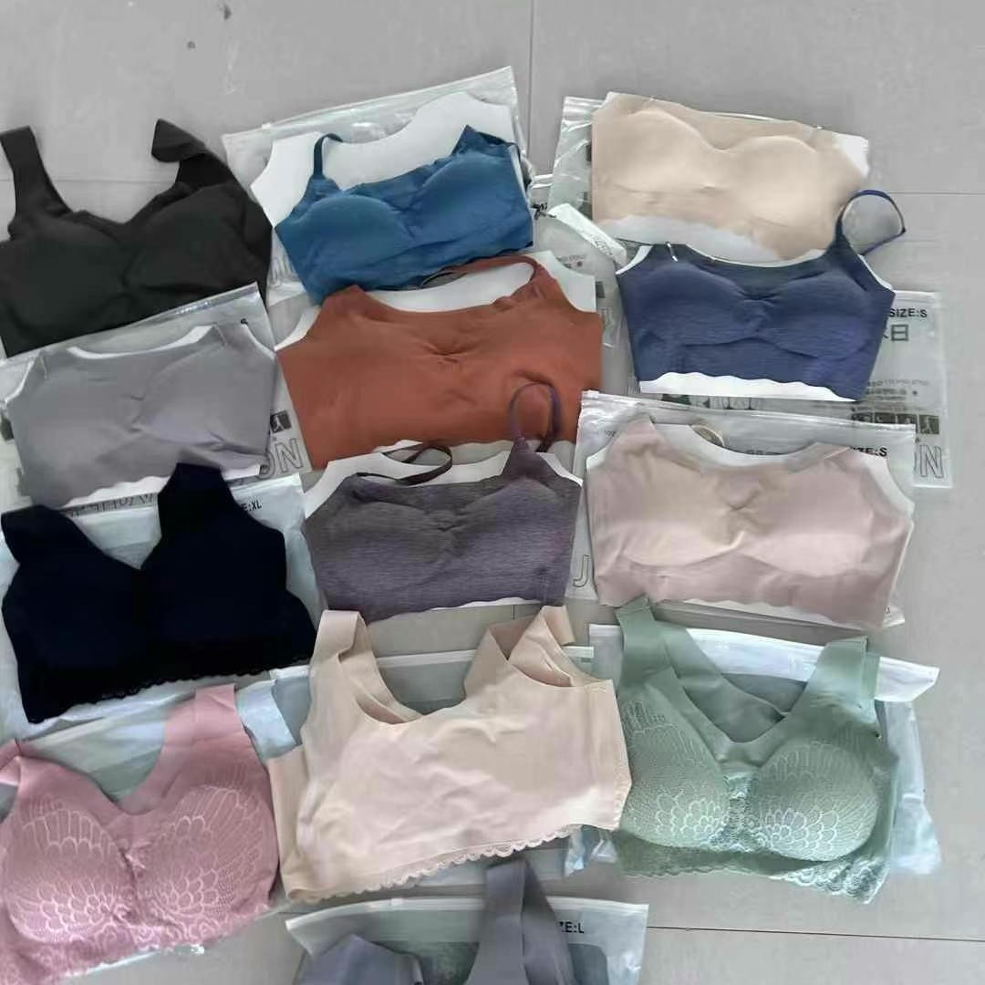 Liquidación de inventario de bajo precio, sin devolución, varios sin costuras, espalda hermosa, sujetador mixto de yoga deportivo cómodo de alta calidad image 3