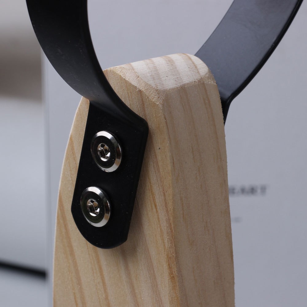 En stock Soporte de jamón español de madera maciza tamaño pequeño jamón pierna de cordero soporte de corte profesional soporte de pino estante de corte fijo