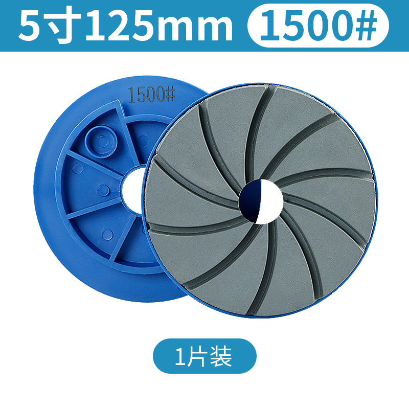 Hoja de pulido de diamante mármol piedra británica granito cerámica renovación Caracol hebilla biselado engrosado hoja de molienda