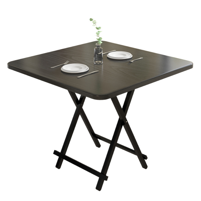 Mesa plegable, mesa de comedor para el hogar, mesa de comedor portátil simple, habitación de alquiler, apartamento pequeño cuadrado, mesa simple para cenar