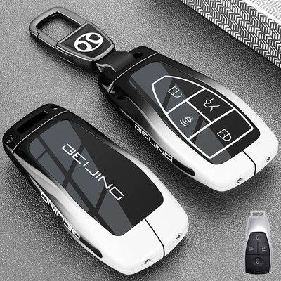 Static Rod/Key Bag | Men - model-b-metal-buckle-black-and-white