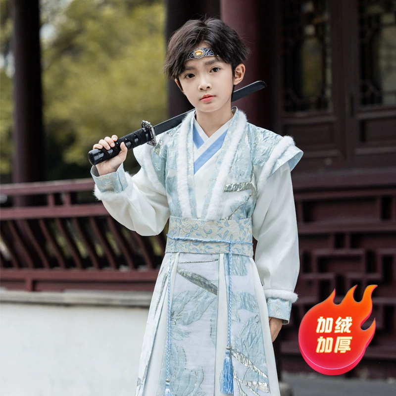 Новый осенний и зимний китайский костюм костюм костюм для мальчиков