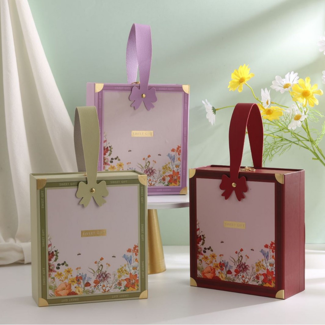 新款爱丽丝花园伴娘伴手礼礼盒手提盒结婚喜糖盒礼物礼品包装空盒