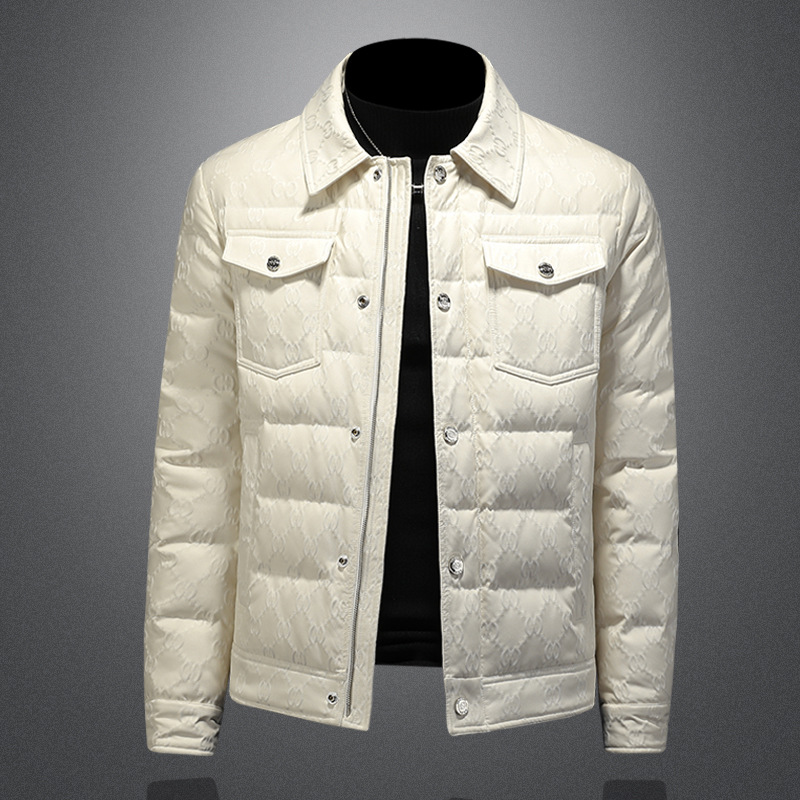 European Station Item Number 88851 P395 Men's down Jacket 90 down Qiantang Building 6019 Cut Out Picture