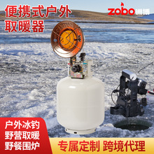 美国风格取暖器跨境亚马逊取暖炉小型液化石油气丙烷罐燃气加热器