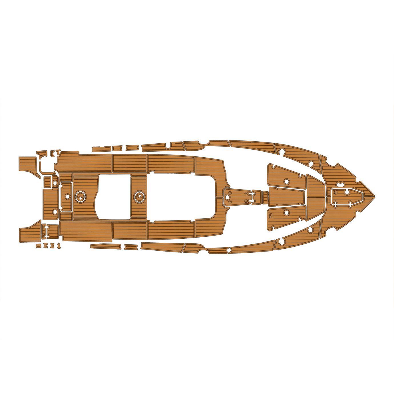 2021-2023 Sea Hunt Game Fish 30 EVA Teak Marine Foam Floor