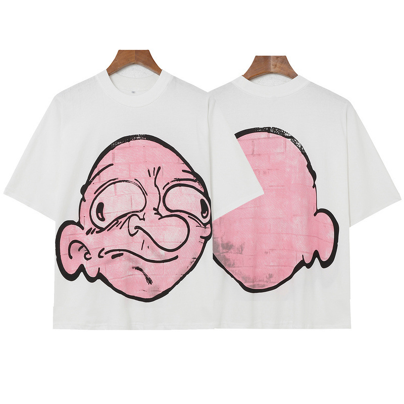 Summer 100% cotton fashionable high street loose casual short sleeved unisex couple T-shirt_viptrois.com