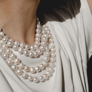 French Palace Pearl Necklace Women's Light Luxury All-match Elegant High-grade Niche Design Sense Clavicle Chain Jewelry Wholesale