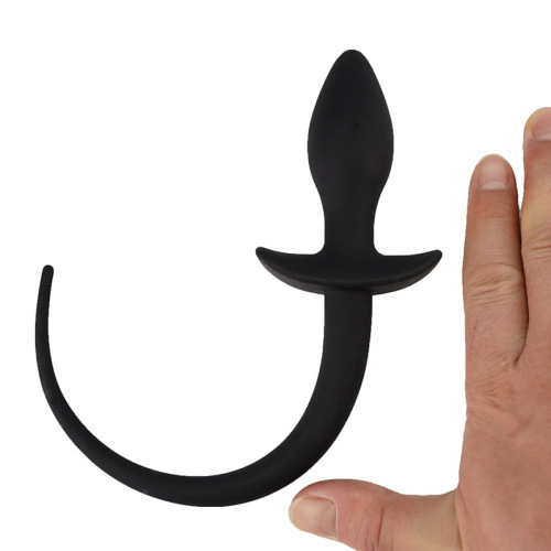 Sexual toys: SM silicone rear anal plug, dog-tail plug, flirtatious pig-tail, couple's sex toy—dropshipping available.