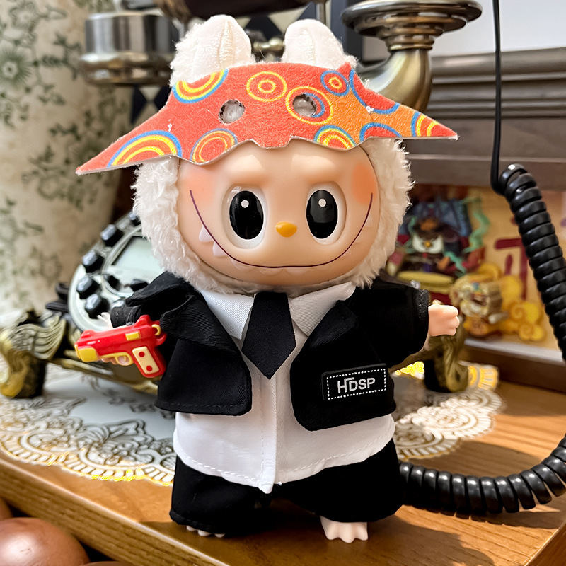ラブブ17cm人形用ベビー服のみ、ラブブ服、かわいい着替えカジュアルスーツ服|undefined