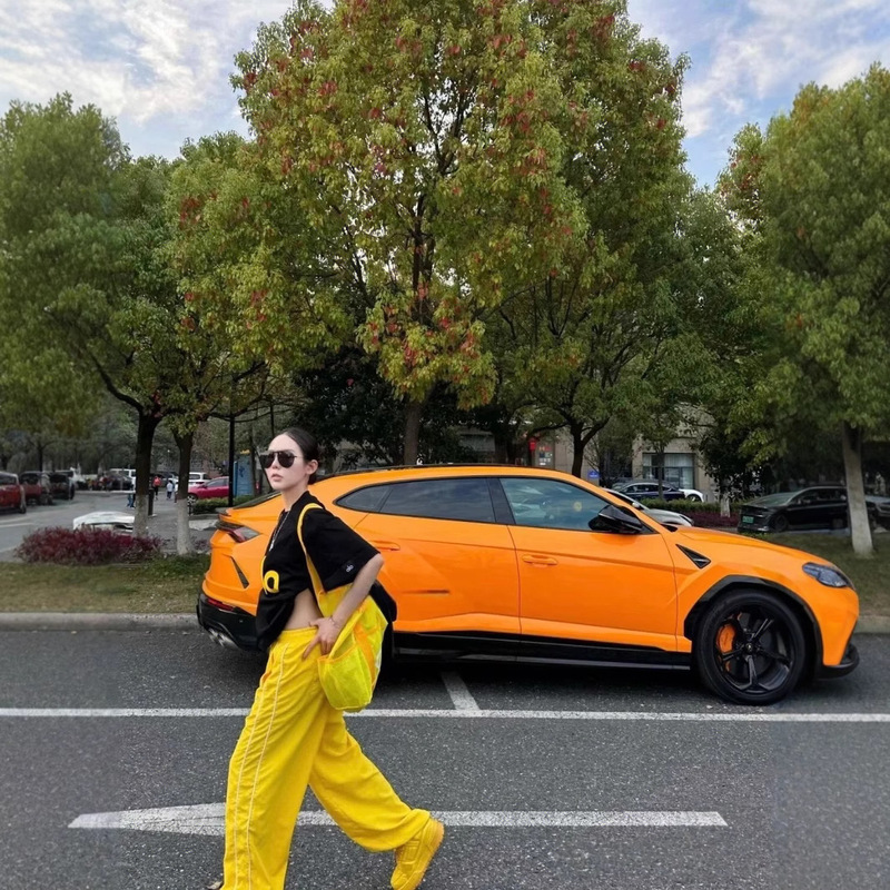 High-Quality A1O Candy Dopamine Quick-Dry Casual Pants Macaron Loose Thin Sports Long Pants Women's Wide-Leg Pants