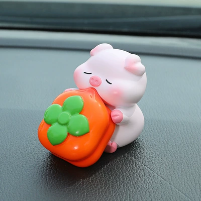 Decoration Dropshipping Available, Car ornaments - biting-a-big-persimmon