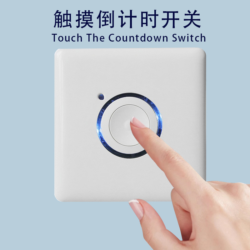 新能源汽车手机充电排风扇楼道灯定时器倒计时自动触摸智能86开关