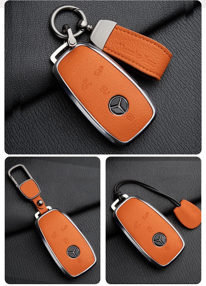 Suitable for the New Mercedes-Benz Vito Key Cover Genuine Leather 24 Models V300L Premium Version Vito V-Class V260 High-End Shell