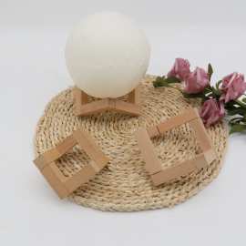 3D打印月球灯支架榉木月球木灯座实木支架底座木质小夜灯底座