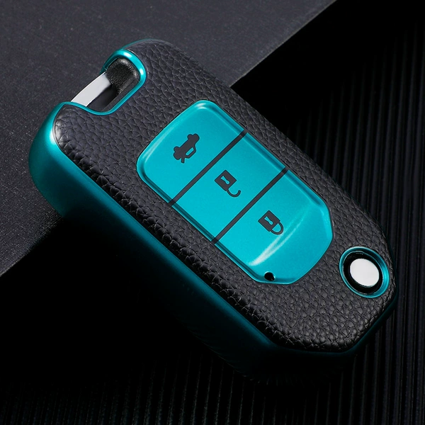 Leather Emerald Green 3 key