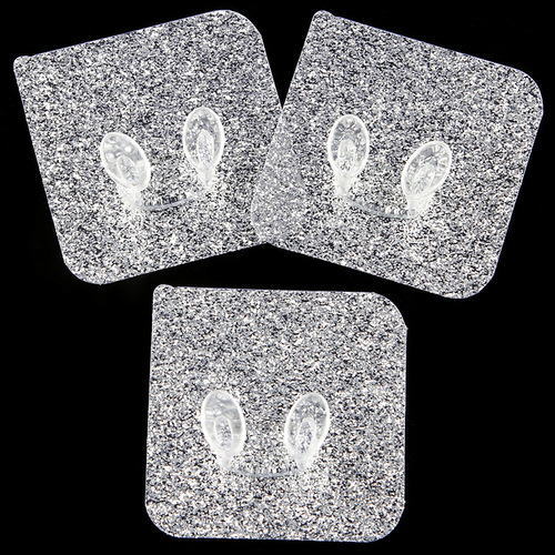 Creative adhesive hooks power plug hooks factory wholesale kitchen waterproof diamond hooks socket hooks