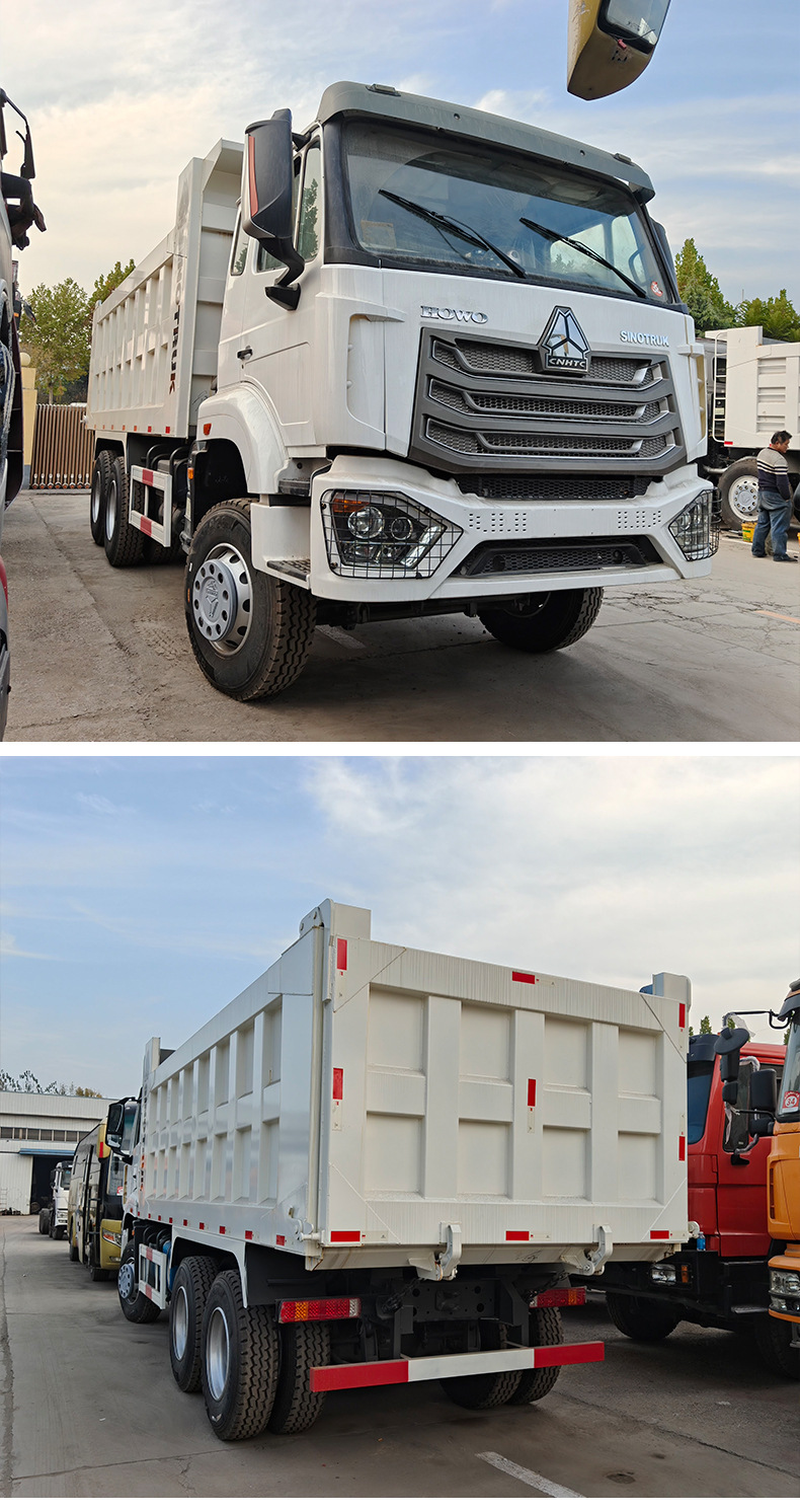 Used Howo Dump Truck, Sinotruk Howo Mining Dump Truck, Self-Unloading Engineering Vehicle, Eight-Wheel Sand and Gravel Transport Truck