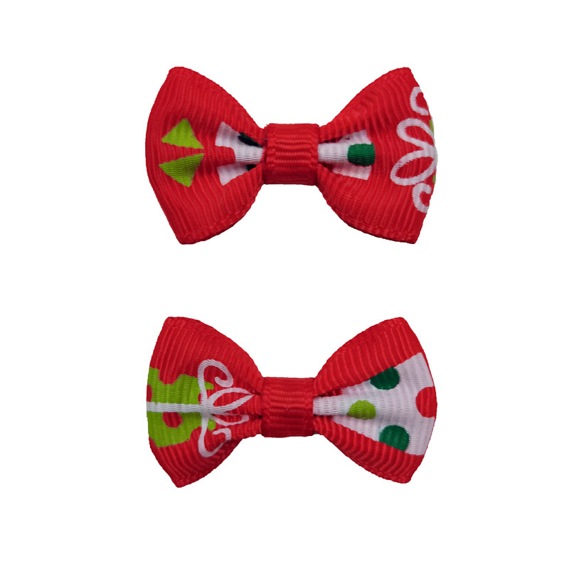 컬러 크리스마스 트리 레드