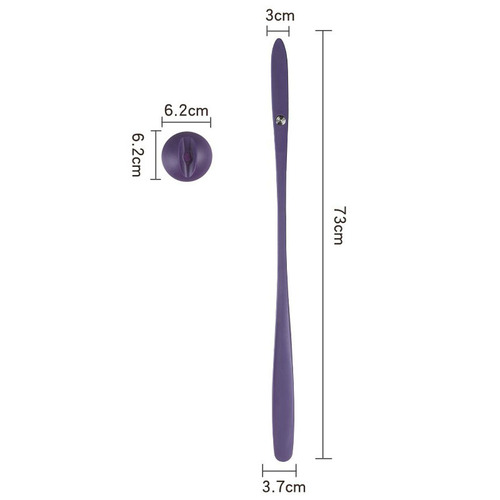 Shoehorn extra long household shoe lifter special for elderly and pregnant women to wear shoes artifact magnetic shoehorn long shoe lifter