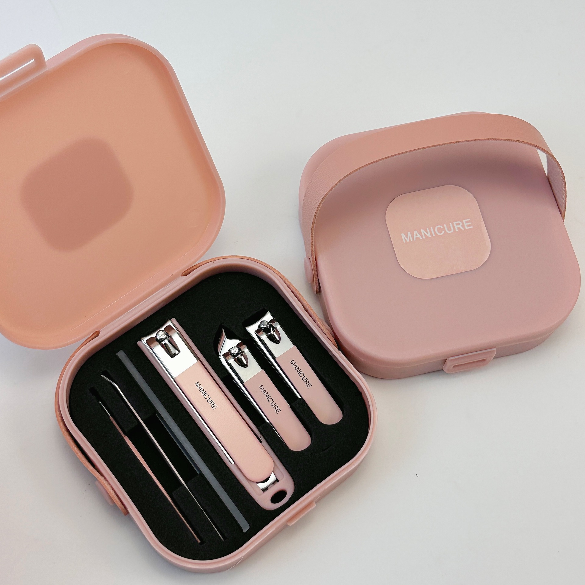 Pink 6-piece set-high-looking and anti-splash