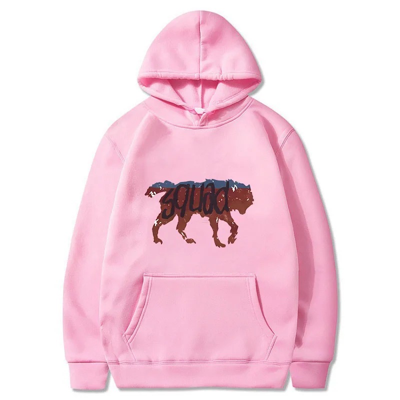 2025 divertido retro lobo escuadrón hombre sudadera sudadera Awesome lobo estudiante de secundaria salvaje estudiante