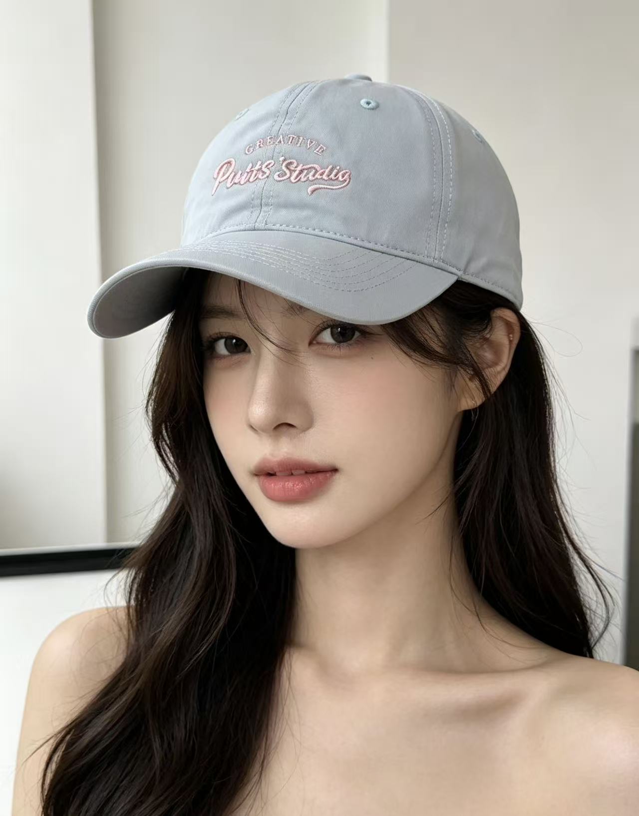 Korean-style neutral vintage soft-top premium water-washed cotton baseball cap men's fashion commuter sun-visor duck-bill cap couple trendy