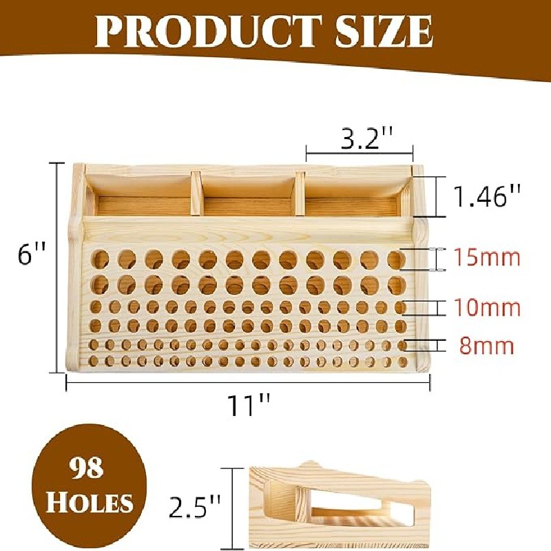 皮革工艺工具架木制桌面皮革工作工具架冲床工具架工艺工具收纳盒