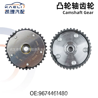9674461480 Camshaft gear sprocket VVT timing pulley EC5 suitable for Peugeot Citroen/intake (Flywheel/Gear)