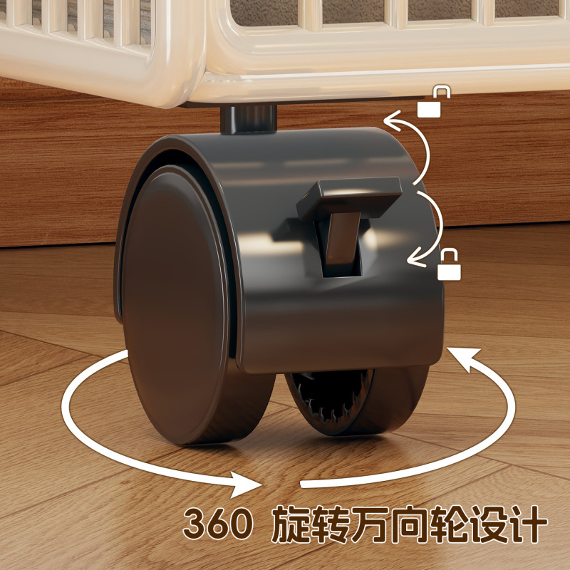 桌下置物架办公室资料档案文件架大容量带滑轮工位收纳神器小推车|undefined